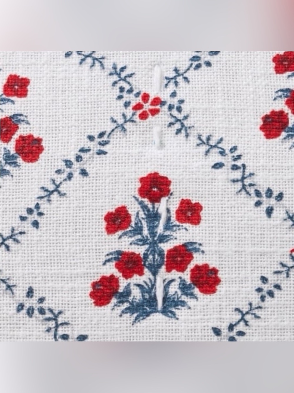 MY TEXAS HOUSE NWT reversible Poppy Trellis
Decorative Pillow 19" x13” - Picture 5 of 9